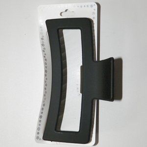 Large 5" Black Hair Claw Clip Princess Accessories